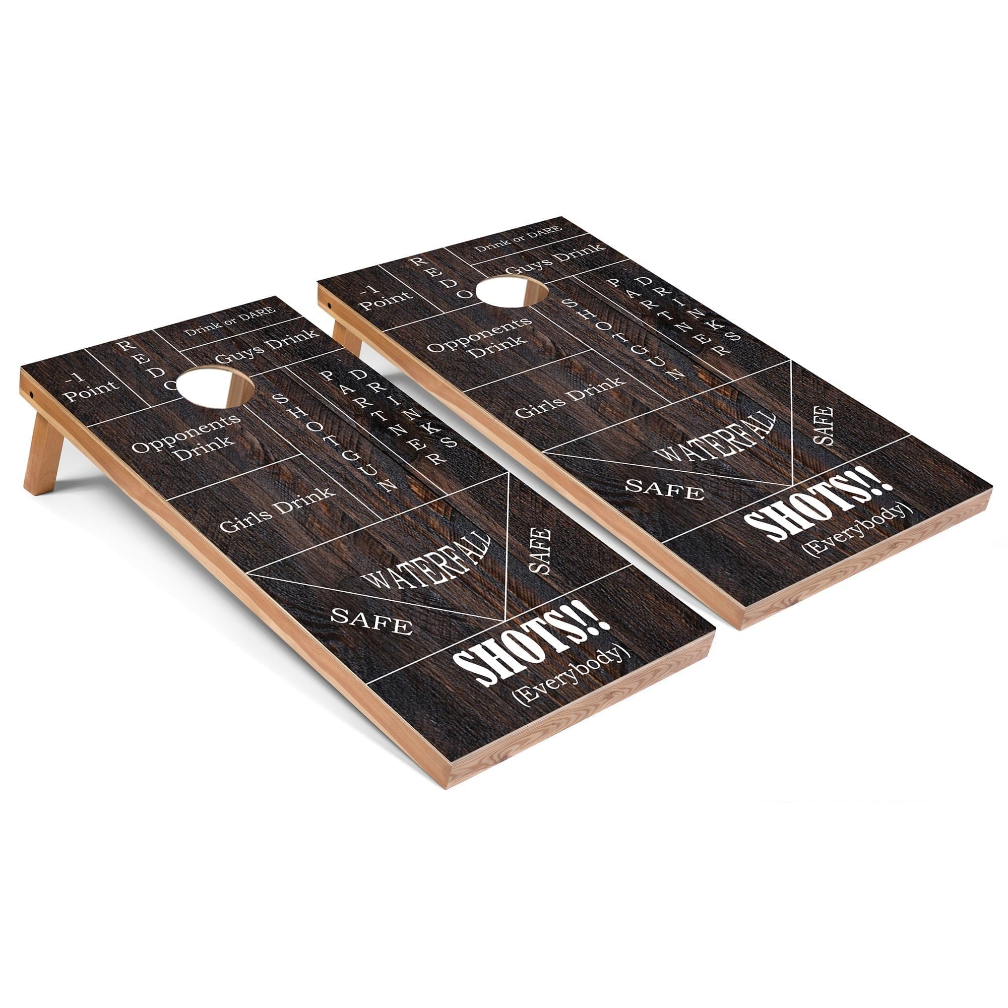 Drinking Game Cornhole Boards