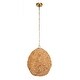 preview thumbnail 3 of 4, Uttermost 21612 Kauri 18" Wide Wood Pendant