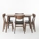 preview thumbnail 13 of 11, Anise 5-piece Wood Rectangular Dining Set by Christopher Knight Home Brown