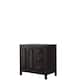 Option Dark Espresso, Black Trim, No Top