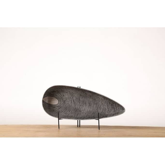 Black 3pc Sunburst Textured Polyresin Candle Holder and Tray Set