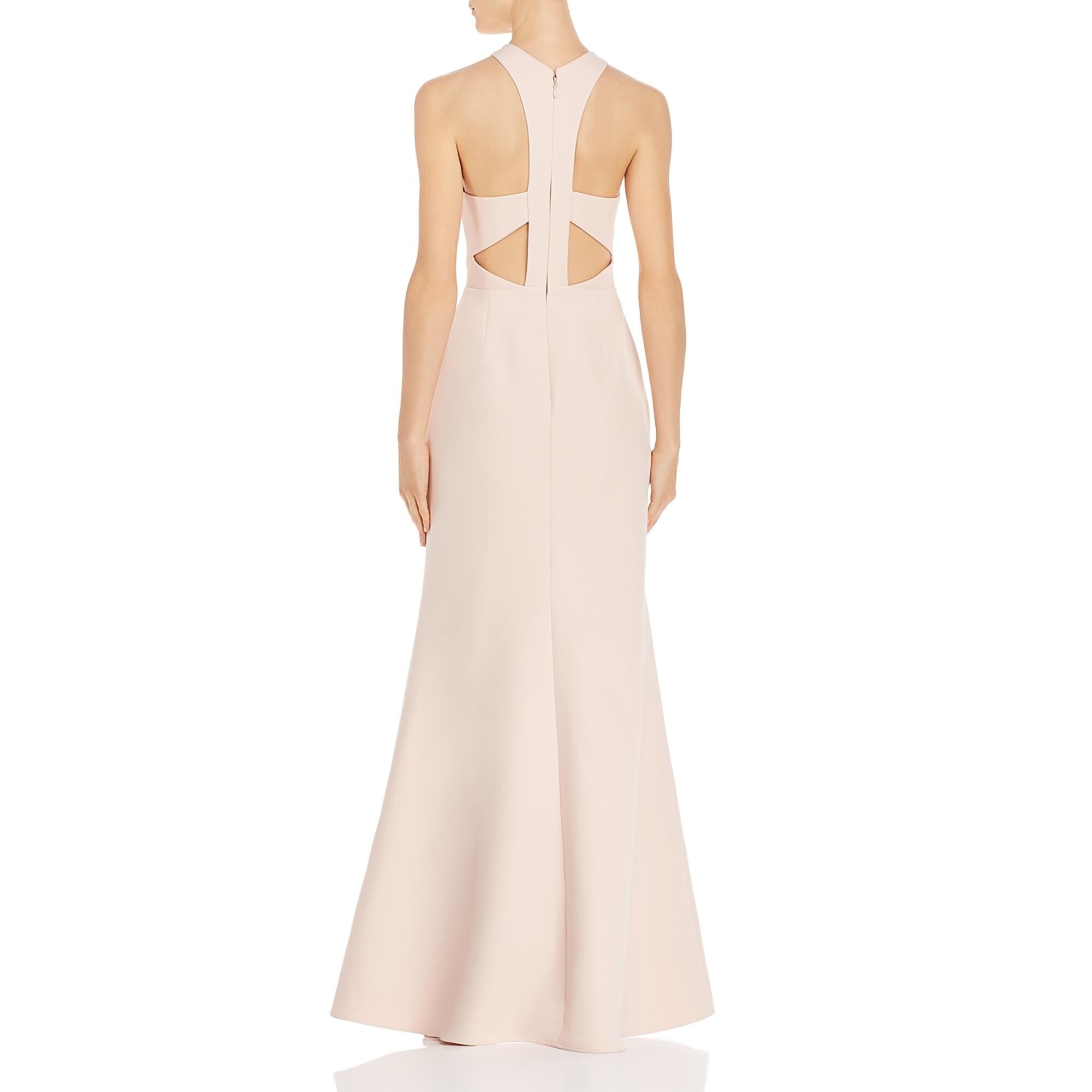 bcbg pink long dress