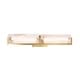 preview thumbnail 1 of 8, Varaluz Mingle Bathroom Vanity Light - Satin Brass 25.5" W