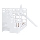 preview thumbnail 17 of 17, Twin over Twin Bunk Bed With 2 Drawers,3 Shelves and Slide,Sturdy Frame