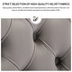 preview thumbnail 74 of 99, High-end Tufted Velvet Upholstered Nailhead Dining Chair Set of 6