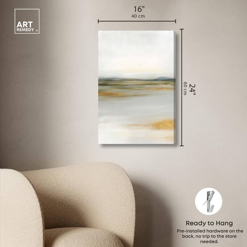 Misty Expanse I Canvas by Art Remedy, Gallery Wrapped