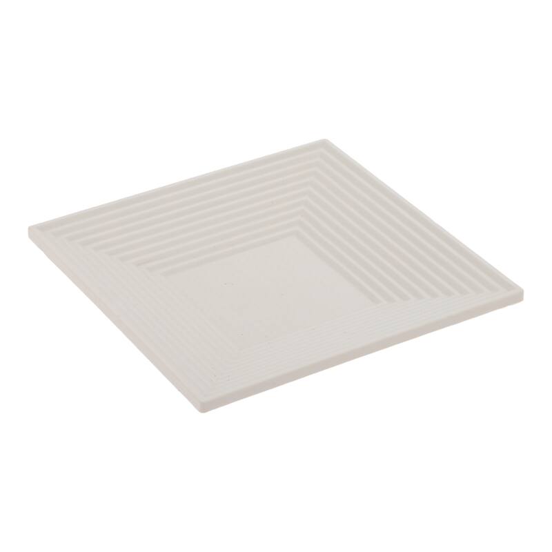 Waterproof Trapezoid Soap Holder for Bathroom 3.54"x3.54"x0.51" 1 Pc