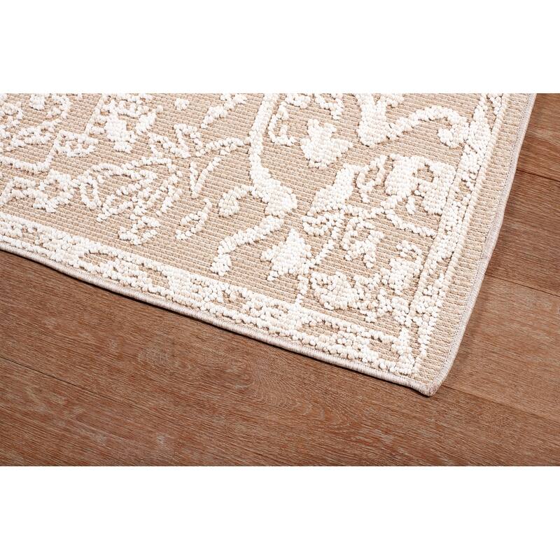 Obeetee Resort Heriz Performance Woven Indoor/Outdoor Area Rug