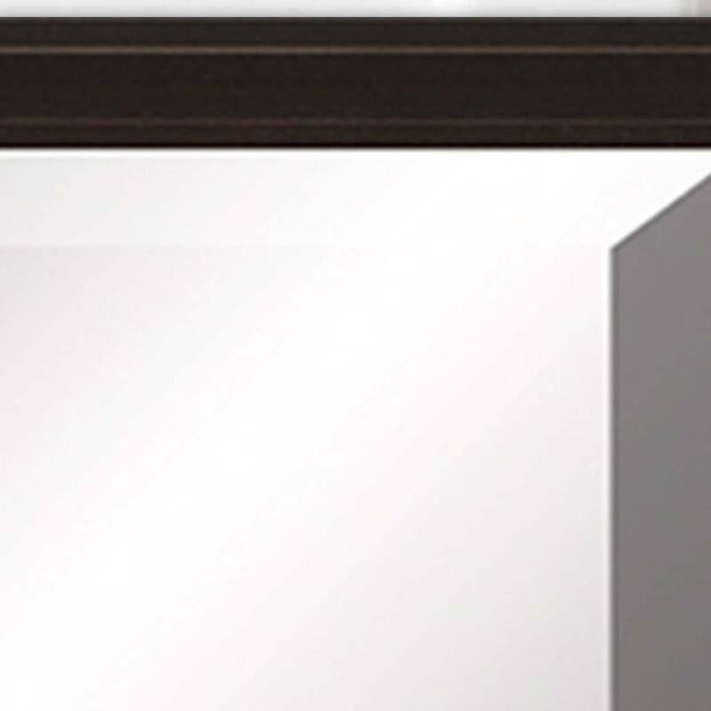 HomeRoots 31" Bronze Wood Accent Mirror - 25.00 in. x 31.00 in. x 3.00 in.