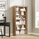 preview thumbnail 2 of 4, 67" Solid Wood 6-Shelf Bookcase Storage