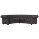 preview thumbnail 9 of 33, Knightsbridge Scrolled Arm Chesterfield Sectional by iNSPIRE Q Artisan