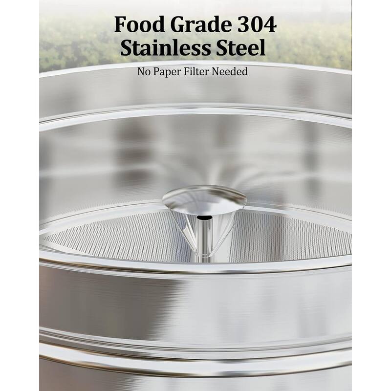 Commercial Stainless Steel Coffee Urn for Church, Meeting Rooms, Lounges