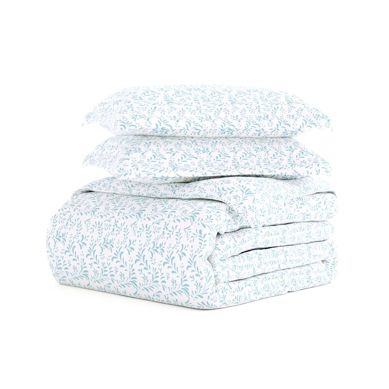 Becky Cameron Burst of Vines 3 Piece Duvet Cover Set