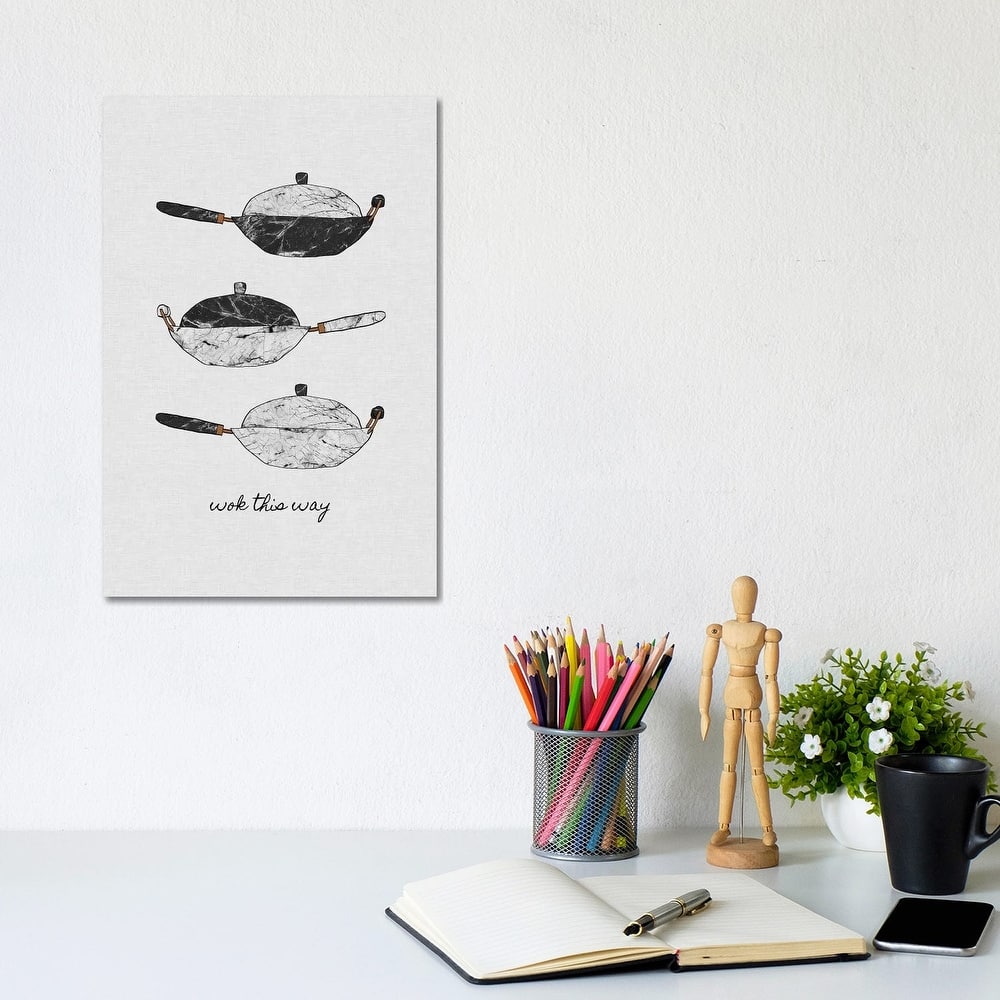 iCanvas "Wok This Way" by Orara Studio Canvas Print