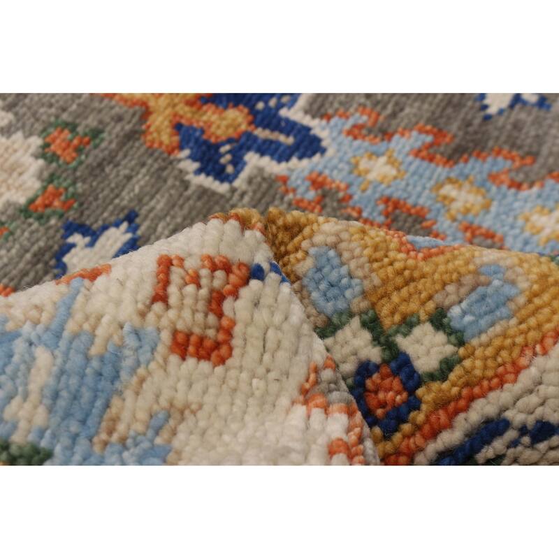 ECARPETGALLERY Hand-knotted Jules Serapi Grey Wool Rug - 9'4 x 11'11