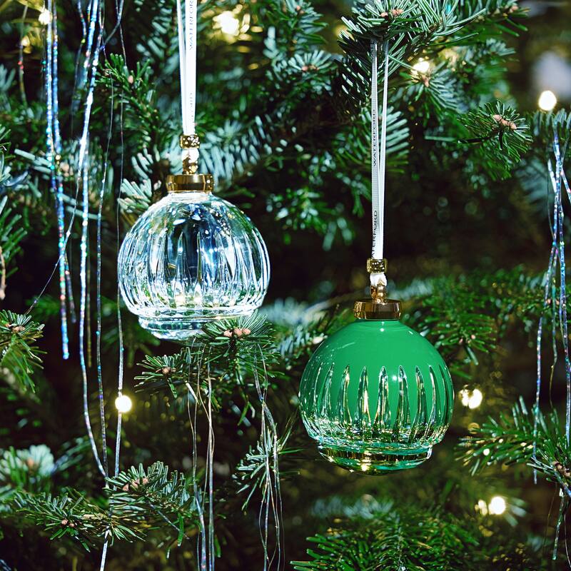 Waterford New Year Bauble Firework, Green