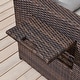 preview thumbnail 7 of 8, Martha Stewart Sunnyside Daybed Dark Brown Wicker with Olefin Cushions