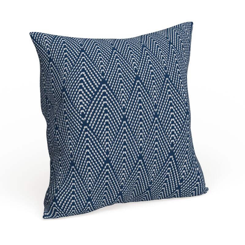 Carson Carrington Verdalsora Geometric Print Pillow - 26" x 26" - Blue
