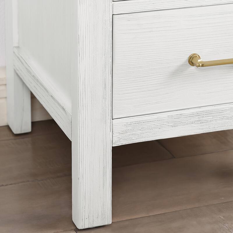 Gela Single Sink Bath Vanity with Drop-In Ceramic Basin without Mirror