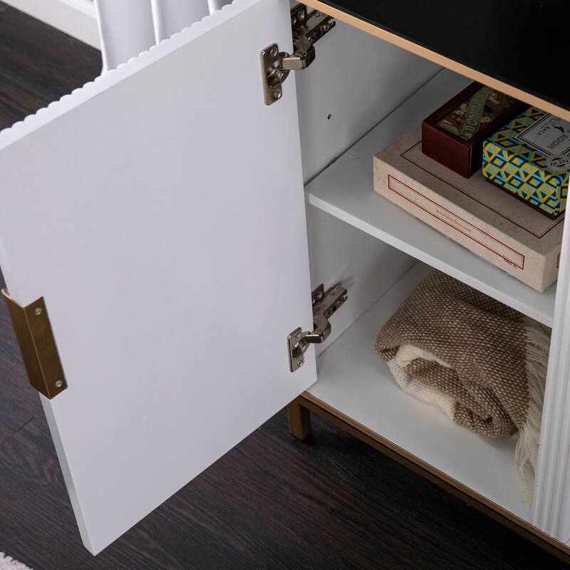 SEI Furniture Daltaire Fireplace - 54"W x 16"D x 27"H