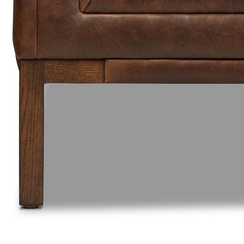 Poly & Bark Helston 89" Genuine Leather Sofa