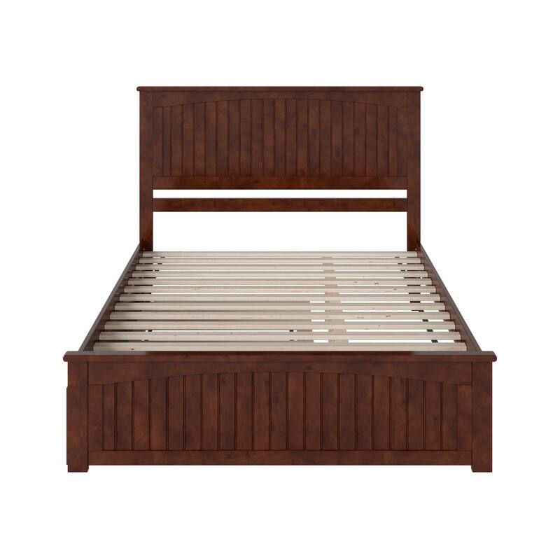 Nantucket Bed with Matching Footboard and Twin XL Trundle