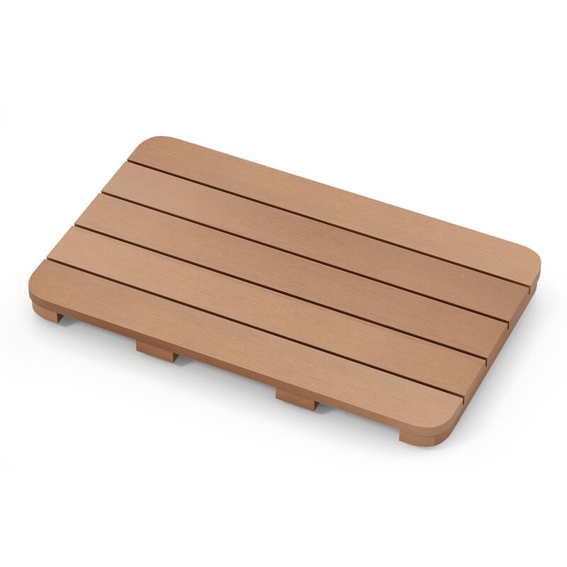 21.5" x 13.5" Bath Mat Shower Mat for Bathroom with Non Slip Foot Pads