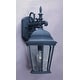 preview thumbnail 2 of 0, Volume Lighting 1 Light 18.5" Height Outdoor Wall Sconce Black