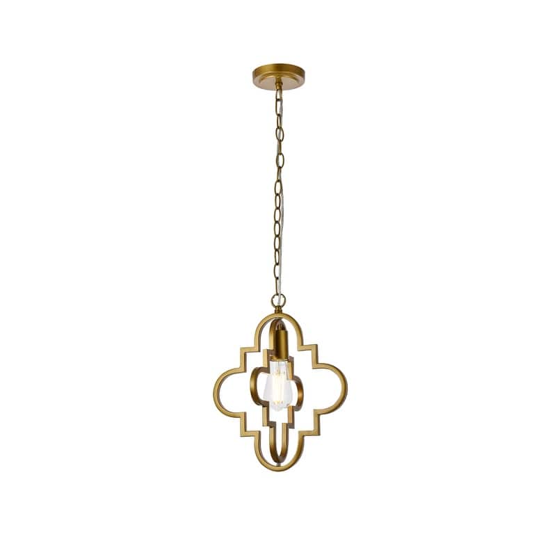 Sage 1 Light Pendant in black - 11 Inch
