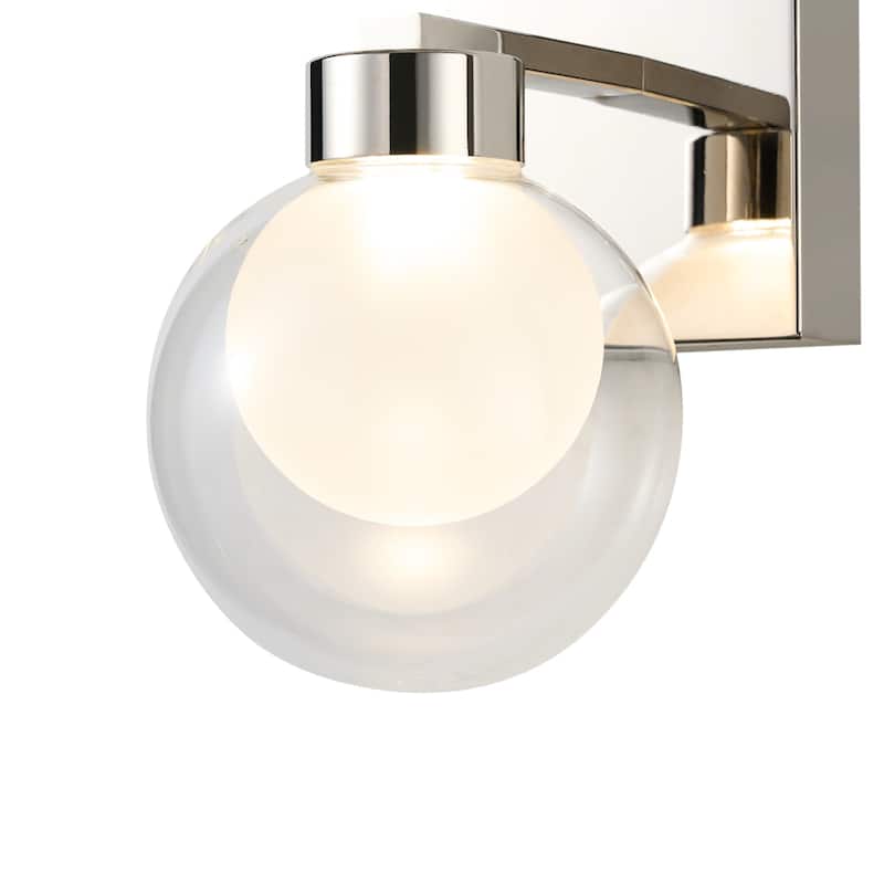 Artcraft Colton 1-Light Wall Sconce - Polished Nickel Finish