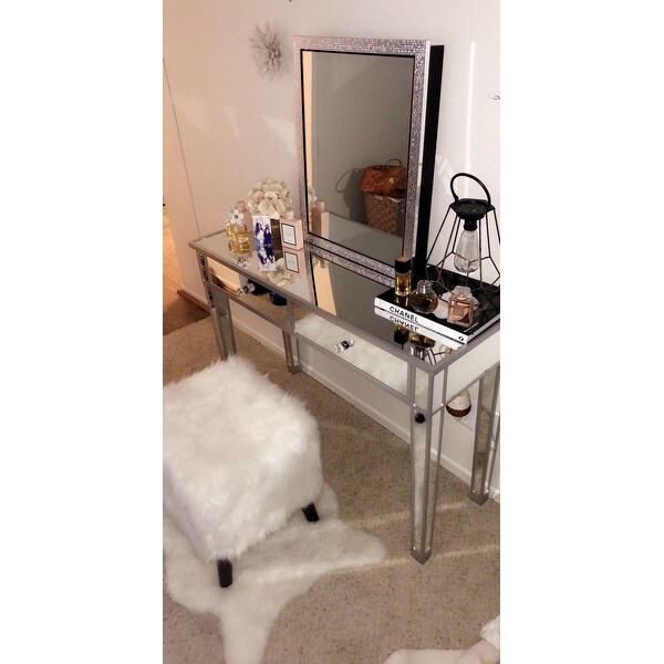 Top Product Reviews For Silver Orchid Talmadge Mirrored Desk