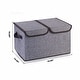 preview thumbnail 4 of 14, Enova Home Collapsible Storage Bins with Cover