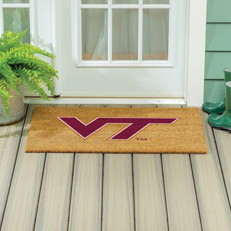 Virginia Tech Full Color Indoor/Outdoor Coir Mat