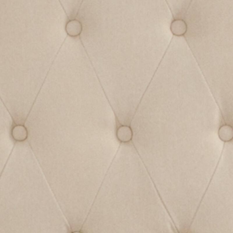 Tufted Upholstered Nailhead Trim Platform Bed