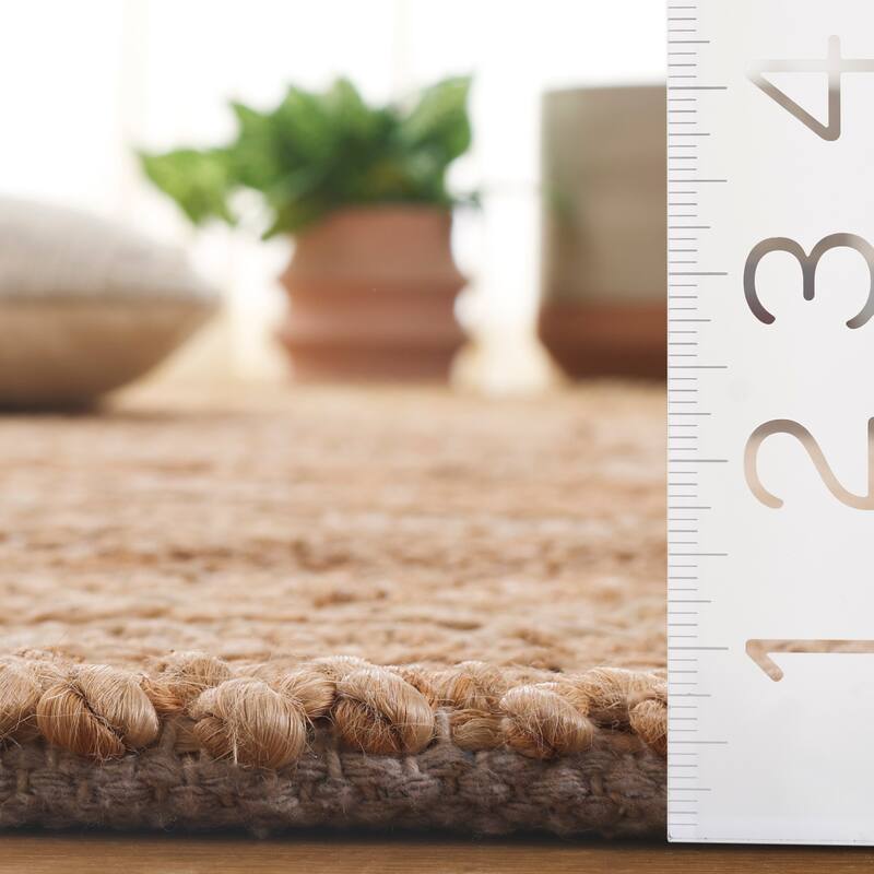 SAFAVIEH Natural Fiber Couture Sergia Modern Jute Rug