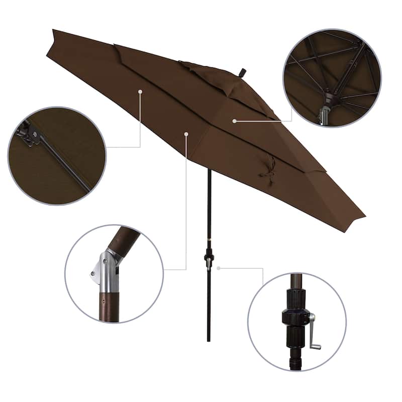 California Umbrella 11-Foot Market Umbrella in Bronze
