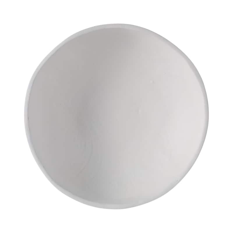 Pottery Ecomix Traditional Pedestal Bowls (Set of 2) - 6", 5" White - 16" x 16" x 6"