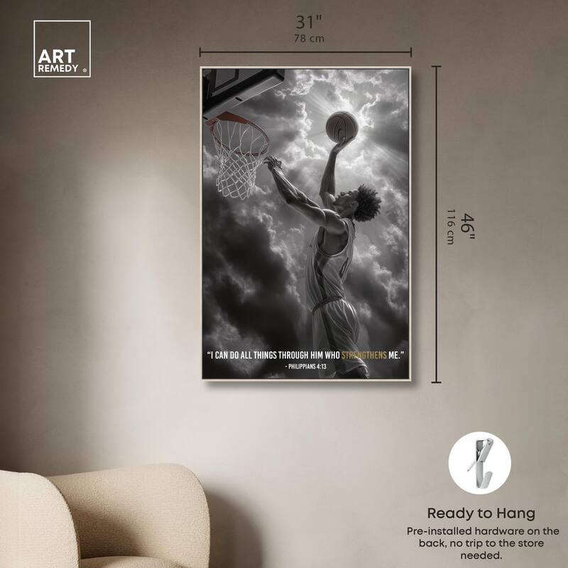 Strengthen Me Canvas by Art Remedy