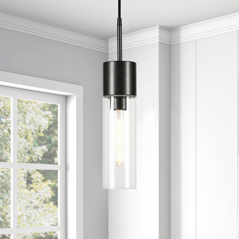 Lance 3.5" Wide Pendant with Glass Shade