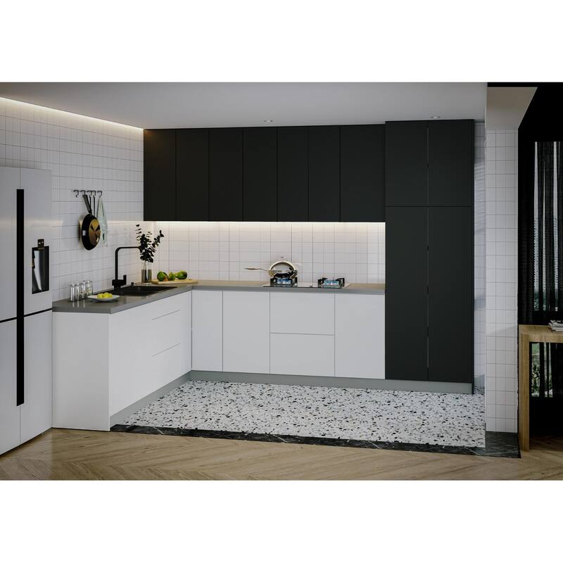 Kitchen Harmony Collection Black Color Base Size 8x10Ft Wide - 126x96