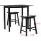preview thumbnail 2 of 12, SAFAVIEH Graham 3-Piece Counter-Height Set Pub Table - 36" W x 36" L x 36" H