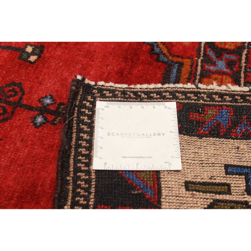 Teimani Red Rug 3'1" x 5'3" - 3'1 x 5'3