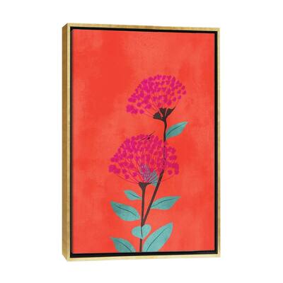 iCanvas "Tropical Sunset" by Kubistika Framed Canvas Print