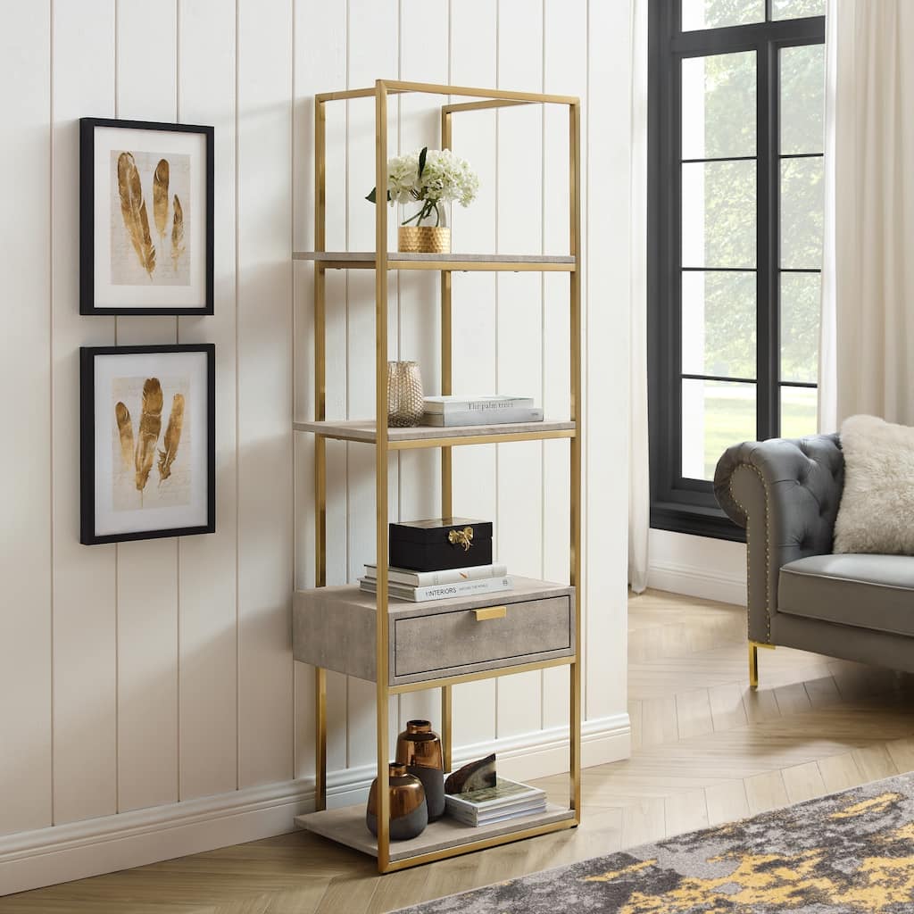 Ammon 1 Drawer Bookshelf