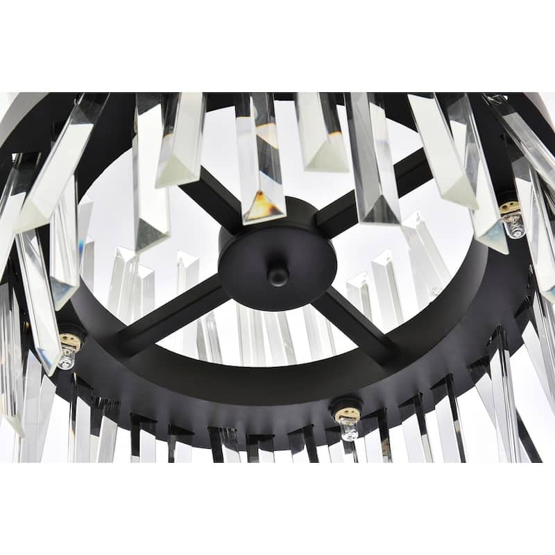 Indigo Home 16 inch crystal round pendant light