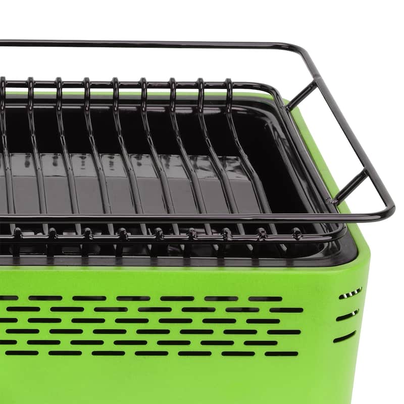 Non-Stick Battery Powered Portable BBQ in Lime