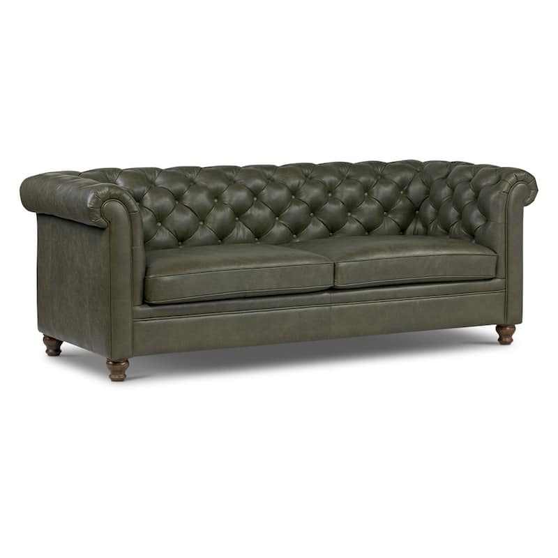 Poly & Bark Lyon 87" Sofa - Full Grain Genuine Italian Leather