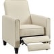 preview thumbnail 24 of 28, Landon Pushback Recliner Chairs Reclining Chair Home Theater Recliner Small Recliners for Small Spaces with Adjustable Footrest Cream