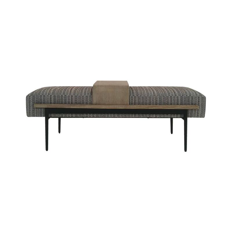 Ottoman with slide tray