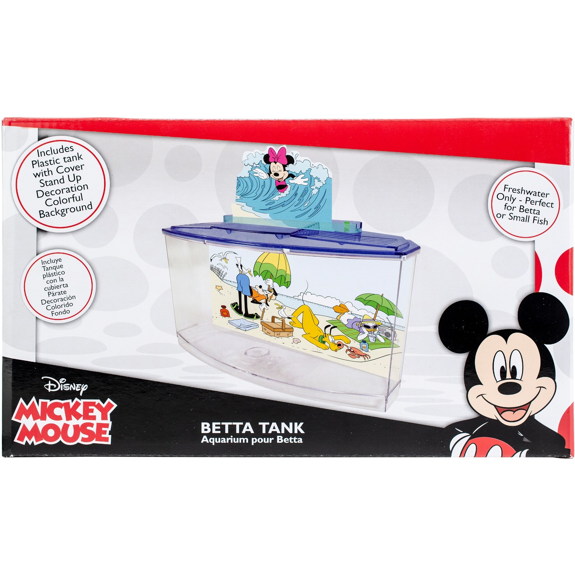 Shop Disney Mickey Mouse Freshwater Betta Tank Overstock